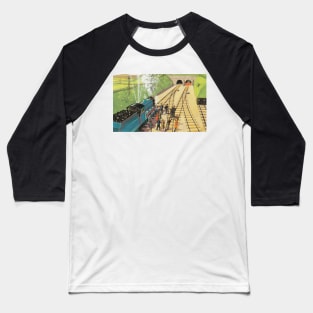 The Three Railway Engines: The Sad Story of Henry from The Railway Series Baseball T-Shirt